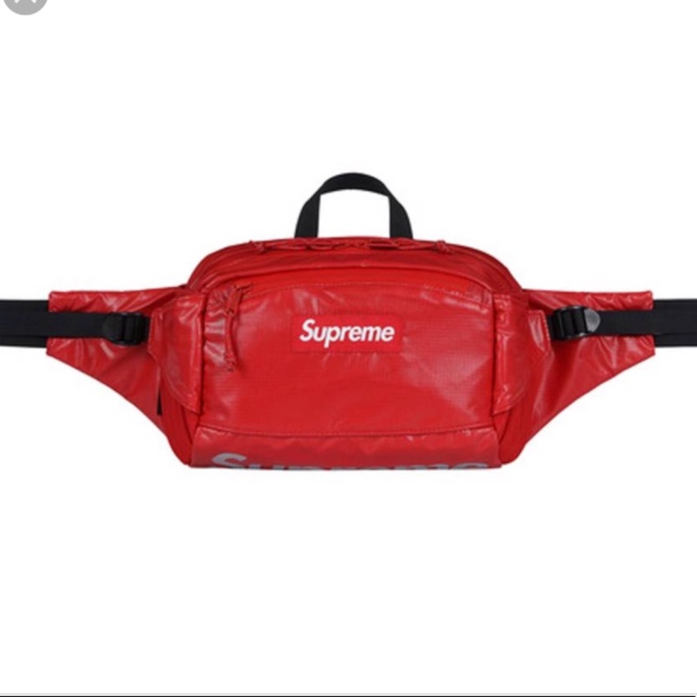 Red Supreme Waist Bag